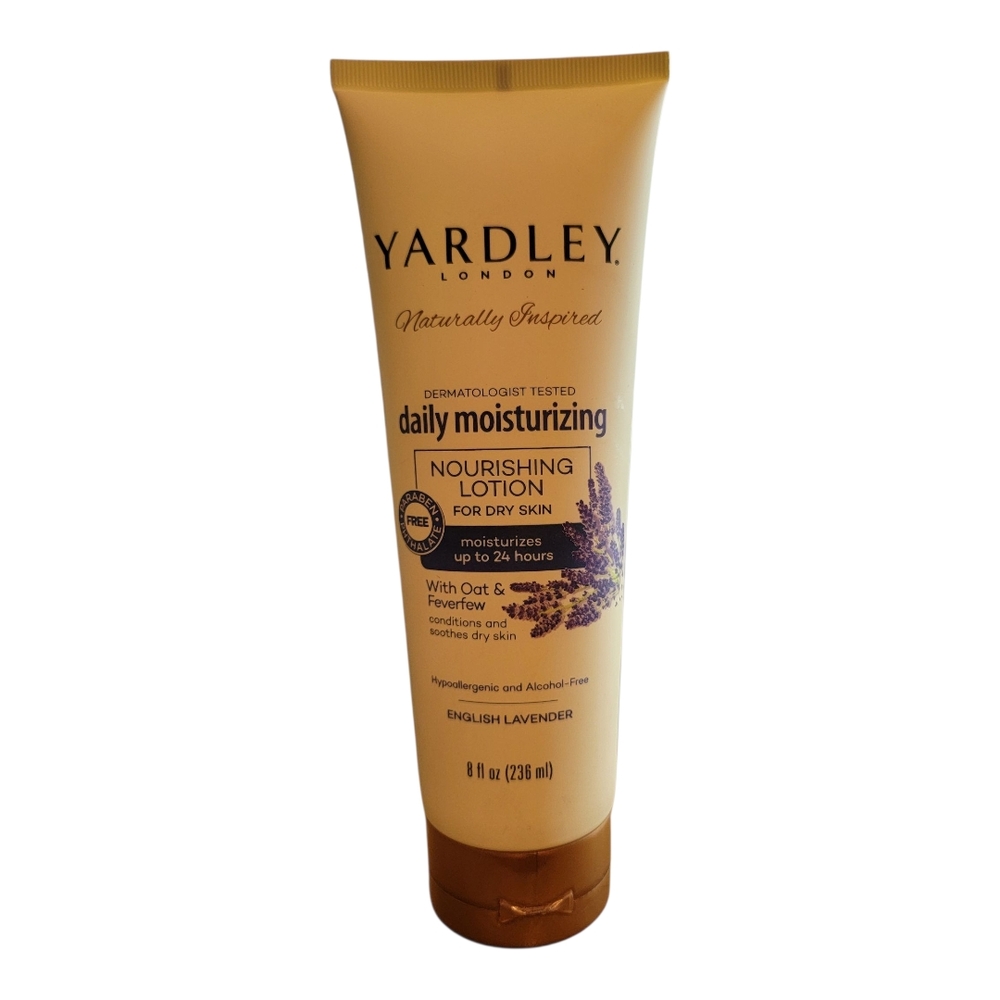 Yardley Daily Nourishing Lotion English Lavender‎ 8 Oz BRAND NEW
